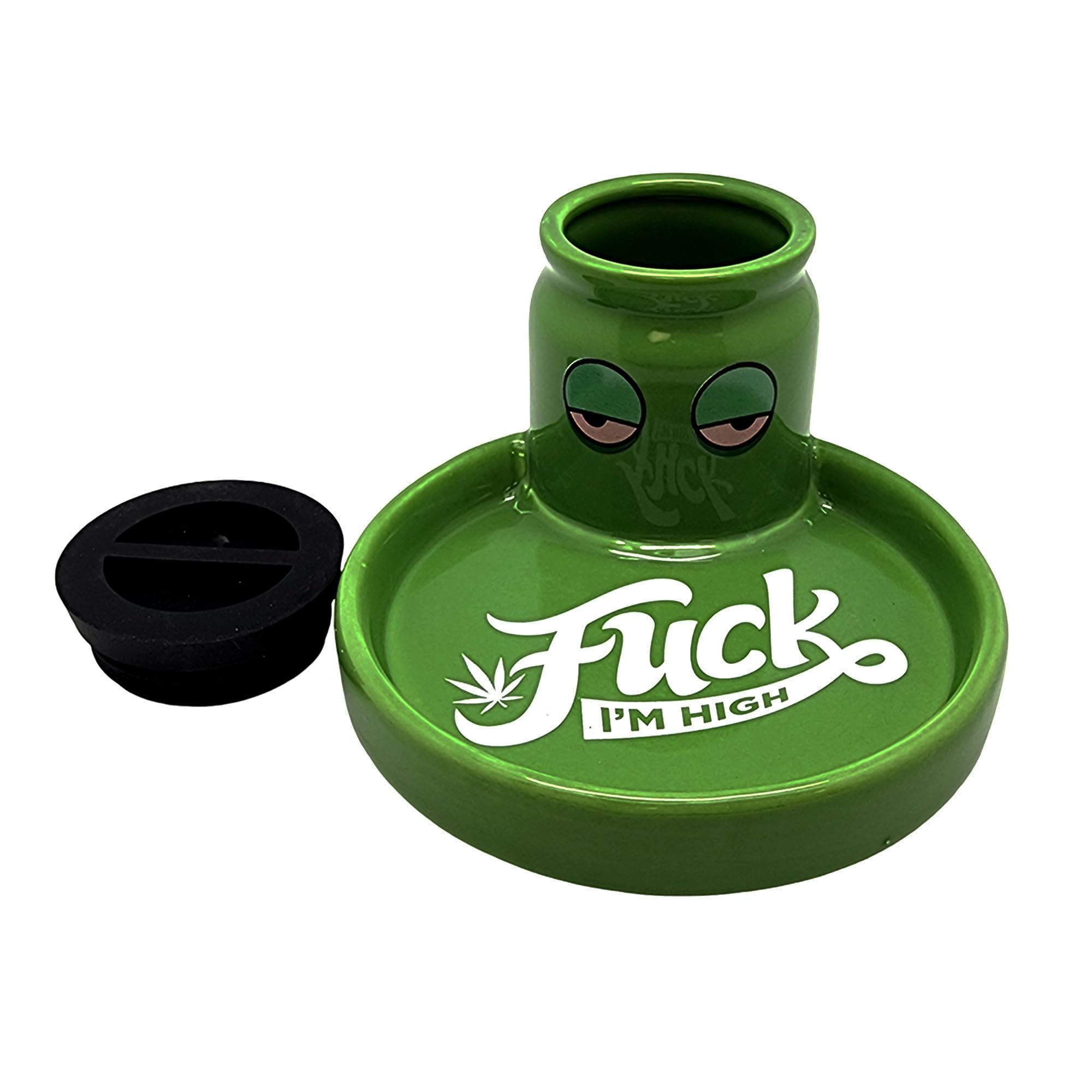 Amazon.com: Ceramic 2-in-1 Ashtray with Stash Jar – 5 x 3 Inch